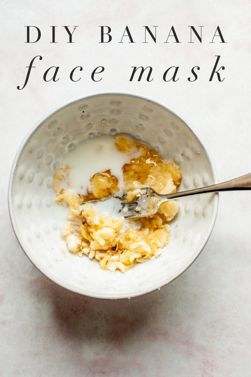 DIY Banana Face Mask A Thousand Lights